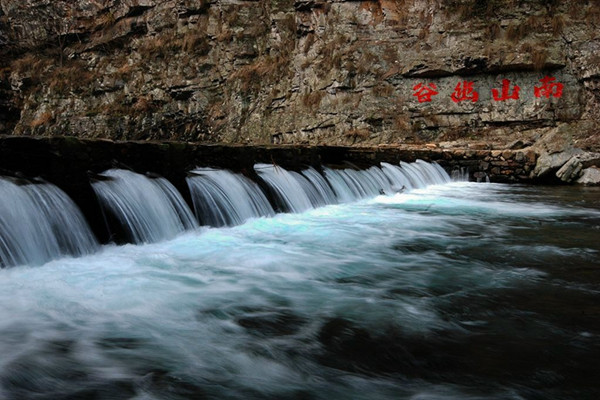 水墨汀溪南山幽谷